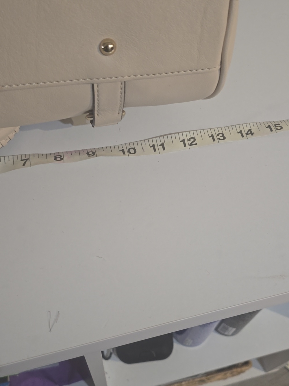 Dooney & Bourke Cream Leather Satchel with Tassel - Picture 12 of 16